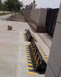 Anti Crash Hydraulic Rising Bollards Vehicle Barrier A3 Steel 500mm Height For Vehicle Control