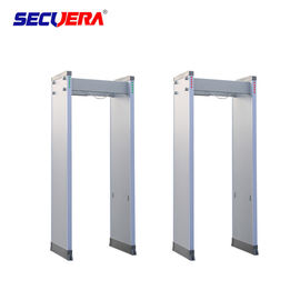 LED Indicator Walk Through Metal Detector , Door Frame Metal Detector 5 Digit Counter
