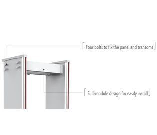 Full Body Walk Through Door Frame Metal Detector 30V Security Checking Usage