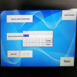 Door Frame Walk Through Metal Detector  Temperature Measurment For Supermarkets