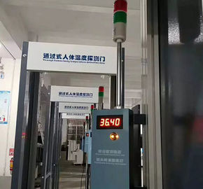Infrared Body Checking Walk Through Temperature Scanner Single Line Of Lcd Display