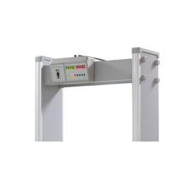 Metal Walk Through Door Frame Body Temperature Measurement With Face Recognizion