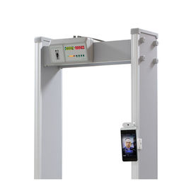 Metal Walk Through Door Frame Body Temperature Measurement With Face Recognizion