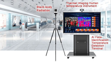 Non Contact Walk Through Temperature Scanner Human Body Temperature Detection