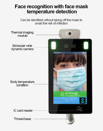 Custom Walk Through Thermometer 8 Inch IPS LCD Screen Kids AI Face Recognition