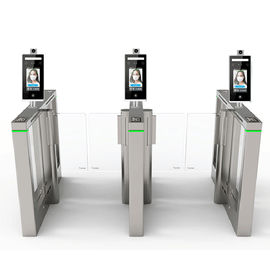 Waterproof Walk Through Body Temperature Scanner 8 Inch Face Recognition IP65