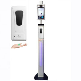8'' Lcd Face Recognition Device Face Capacity Dual Ai Camera With Infrared Thermometer