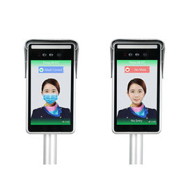 Automatic Measurement Walk Through Temperature Scanner 8" Face Recognition Alarm System