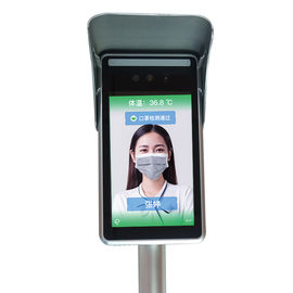 Automatic Measurement Walk Through Temperature Scanner 8" Face Recognition Alarm System