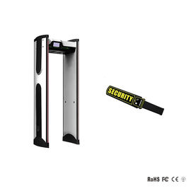 Infrared Body Temperature Checking Scanner , Walk Through Metal Detector For Public Area