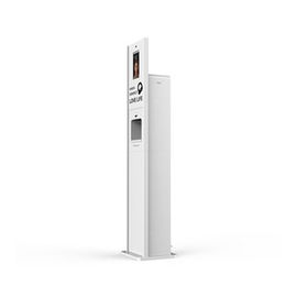 Disinfection Temperature Kiosk USB RJ45 RS232 Body Metal Detectors