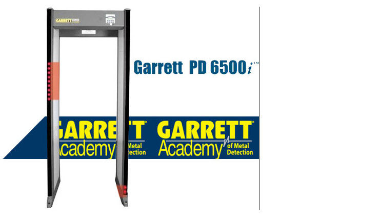 Portable Metal Detector Scanner , IP65 Standard Walk Through Metal Detectors 33 Zones