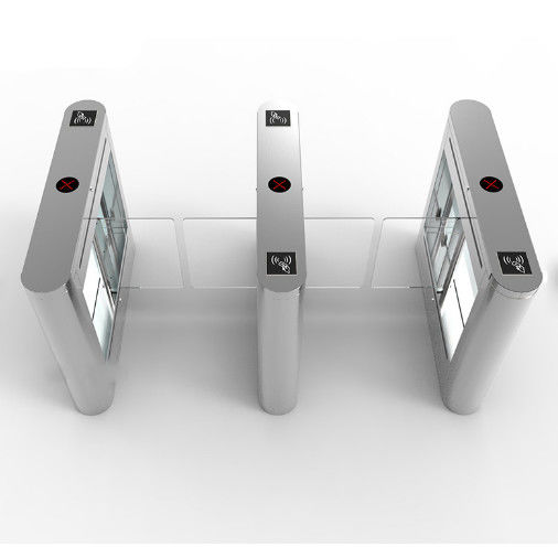 Single Entrance Swing Access Control Turnstile Gate , Waist High Turnstile DC24V