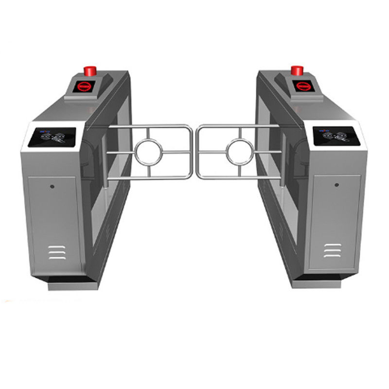 Swing Gate Turnstile Security Systems , Rfid Card Reader Automatic Gate Barrier System