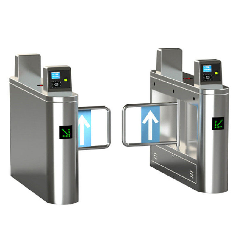 304 Stainless Steel Swing Barrier Gate Electronic Security Entrance Sliding Turnstile