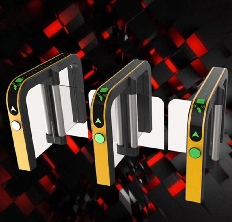 Direction Indicator Security Turnstile Gate Flap Entrance Electronic Fingerprint Type