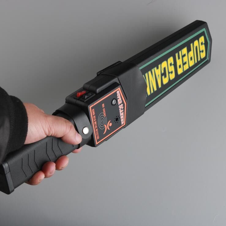 Light / Voice Alarm Walk Through Metal Detector , Hand Held Metal Detector Wand