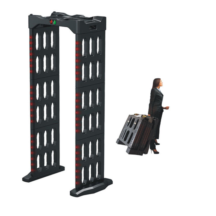 Portable Walk Through Body Metal Detectors Archway Door Frame Machine AC110V~240V