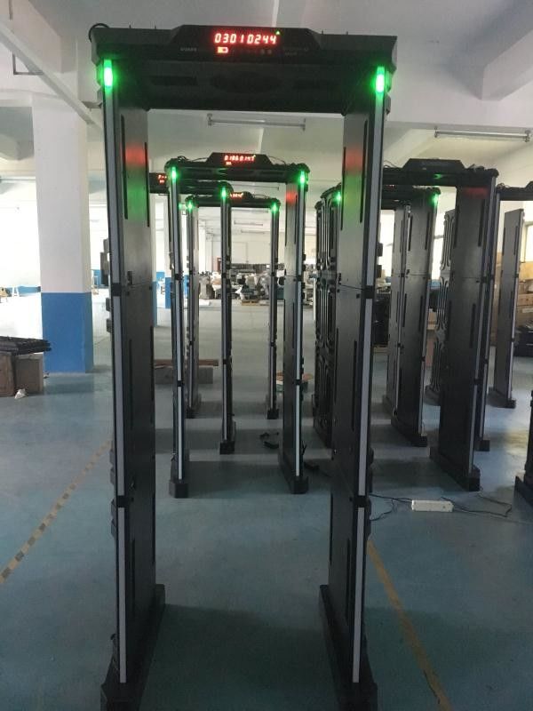 24 Zone Security Metal Detector 60 People / Min With Visual Audible Alarm Walk through metal detector