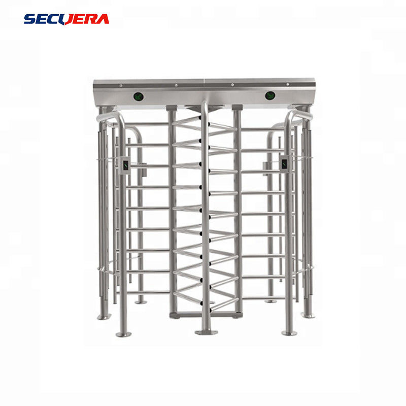 Shenzhen 120 degree double channel automatic RFID access control full height turnstile Barrier gate
