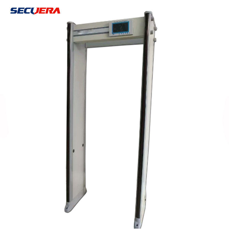 Court Door Frame Metal Detector 45 Zones LCD Screen Infrared Remote Controller