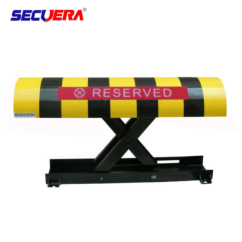 High Strength Steel Manual Parking Lock , Parking Space Barrier Lead Acid Battery