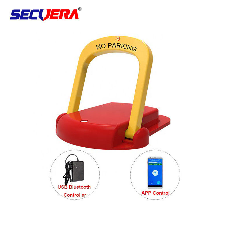 Vehicle Portable Parking Lot Barrier Lock 304 Steel APP Operated USB Bluetooth