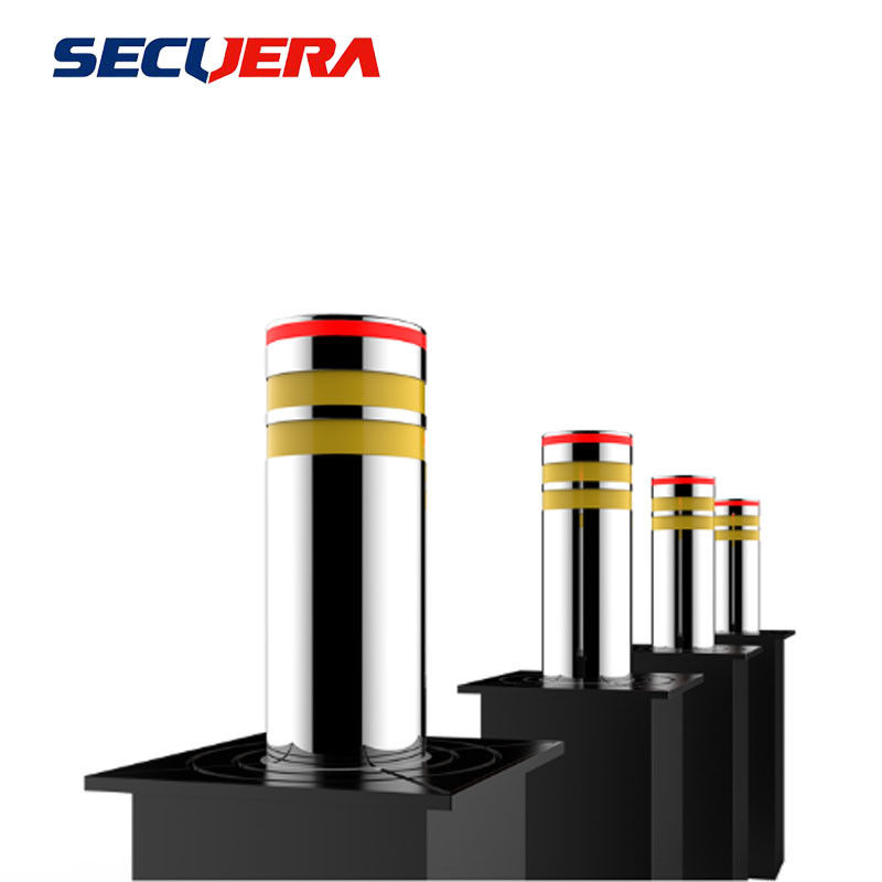 Anti Collision Automatic Hydraulic Road Blocker , Electric Retractable Rising Bollards