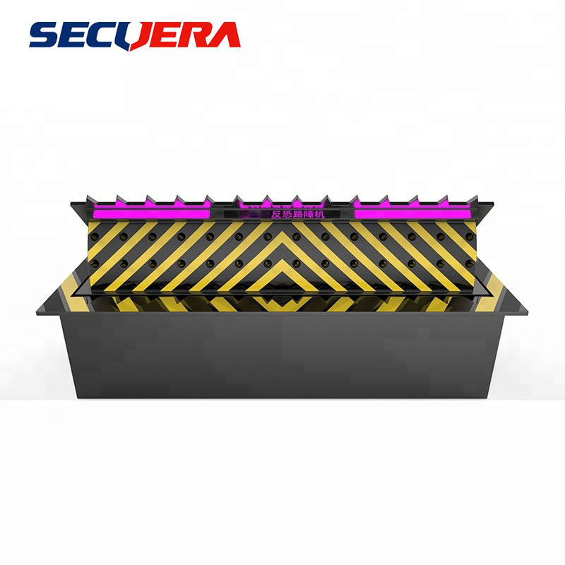 Electric Hydraulic Rising Road Blocker Anti - Terrorist Shallow Mounted Low Noise