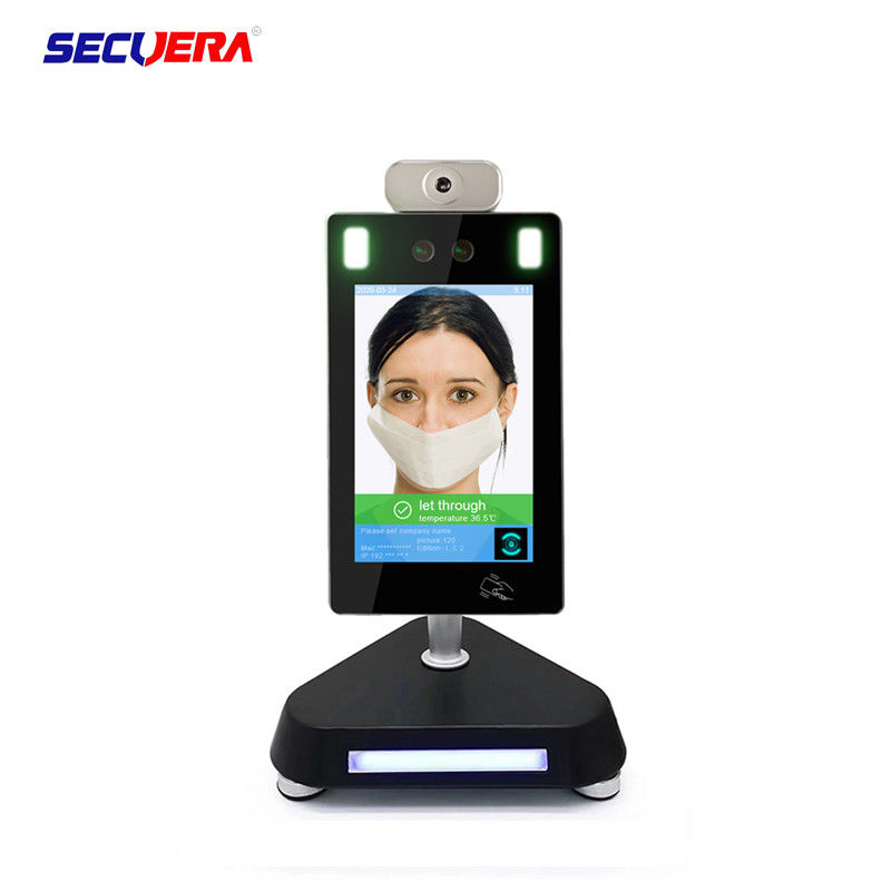8 Inch Walk Through Temperature Scanner Time Attendance Access Control System