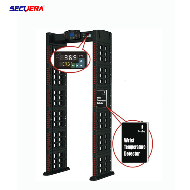 Non Contact Walk Through Temperature Scanner Wrist Temp Detector 18 Zones Customizable