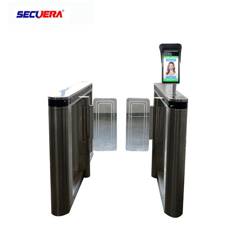 Automatic Measurement Walk Through Temperature Scanner 8" Face Recognition Alarm System